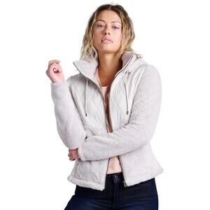 Kuhl Gray Prima Flight Full Zip Hoody Hooded Jacket